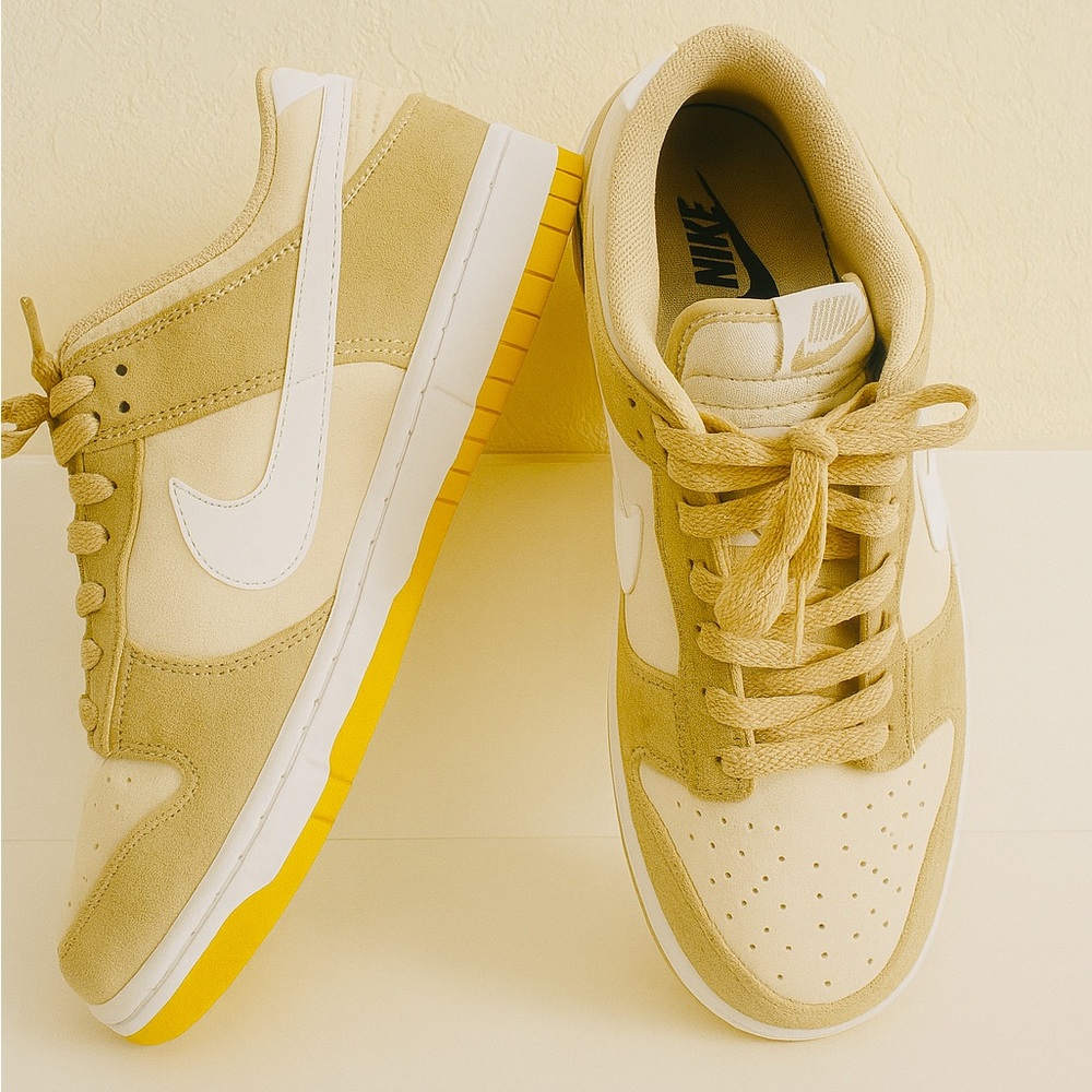 Nike Dunk Low Retro PRM Olive Suede HQ1931-100 Size 9 Men’s Sneakers
